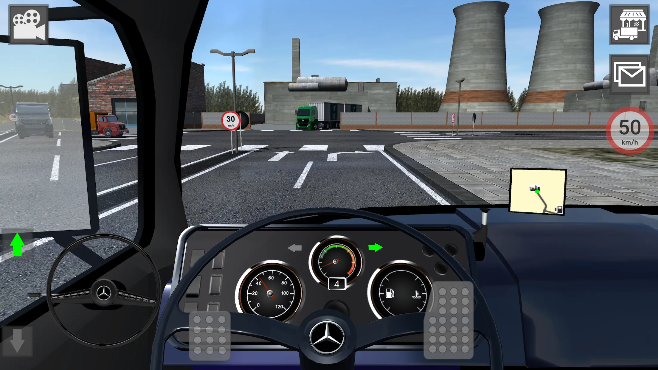 Mercedes Truck Simulator Lux [мод: много денег] Screenshot 4