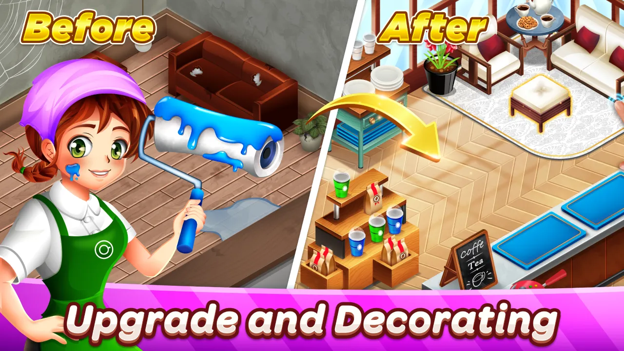 Кафе Паника: Ресторан и кафе v11.0.0 APK Мод (Много денег) Screenshot 4