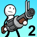 Скачать взлом One Gun 2: Stickman Мод (Много денег) на Андроид