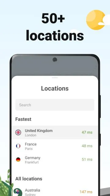 AdGuard VPN v2.15.40 APK Мод (Всё открыто, Premium) Screenshot 4