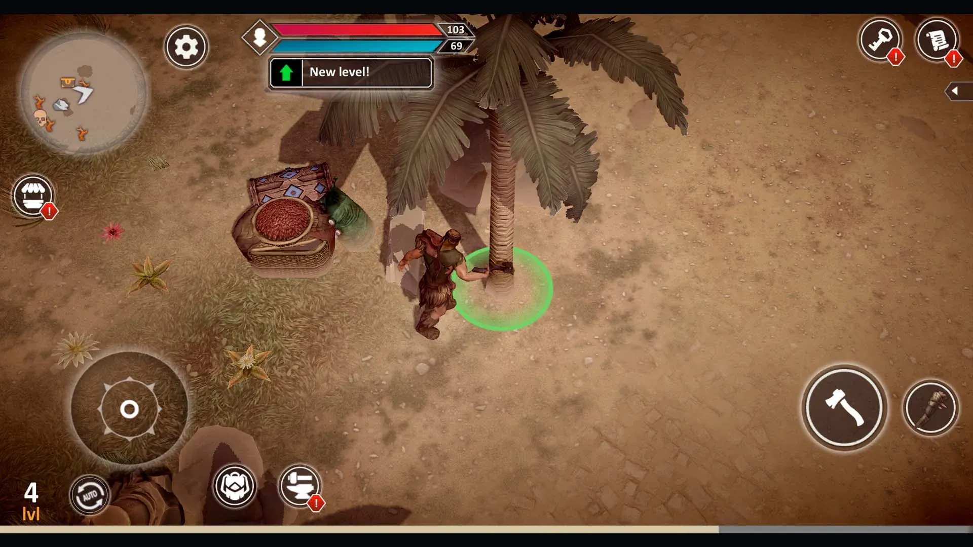 Exile: Выживание онлайн v0.56.7.3274 APK Мод (Меню, Режим бога, Много опыта) Screenshot 1