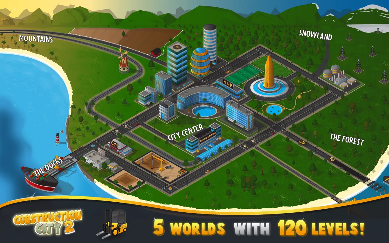 Construction City 2 [мод: бесплатные покупки] Screenshot 4