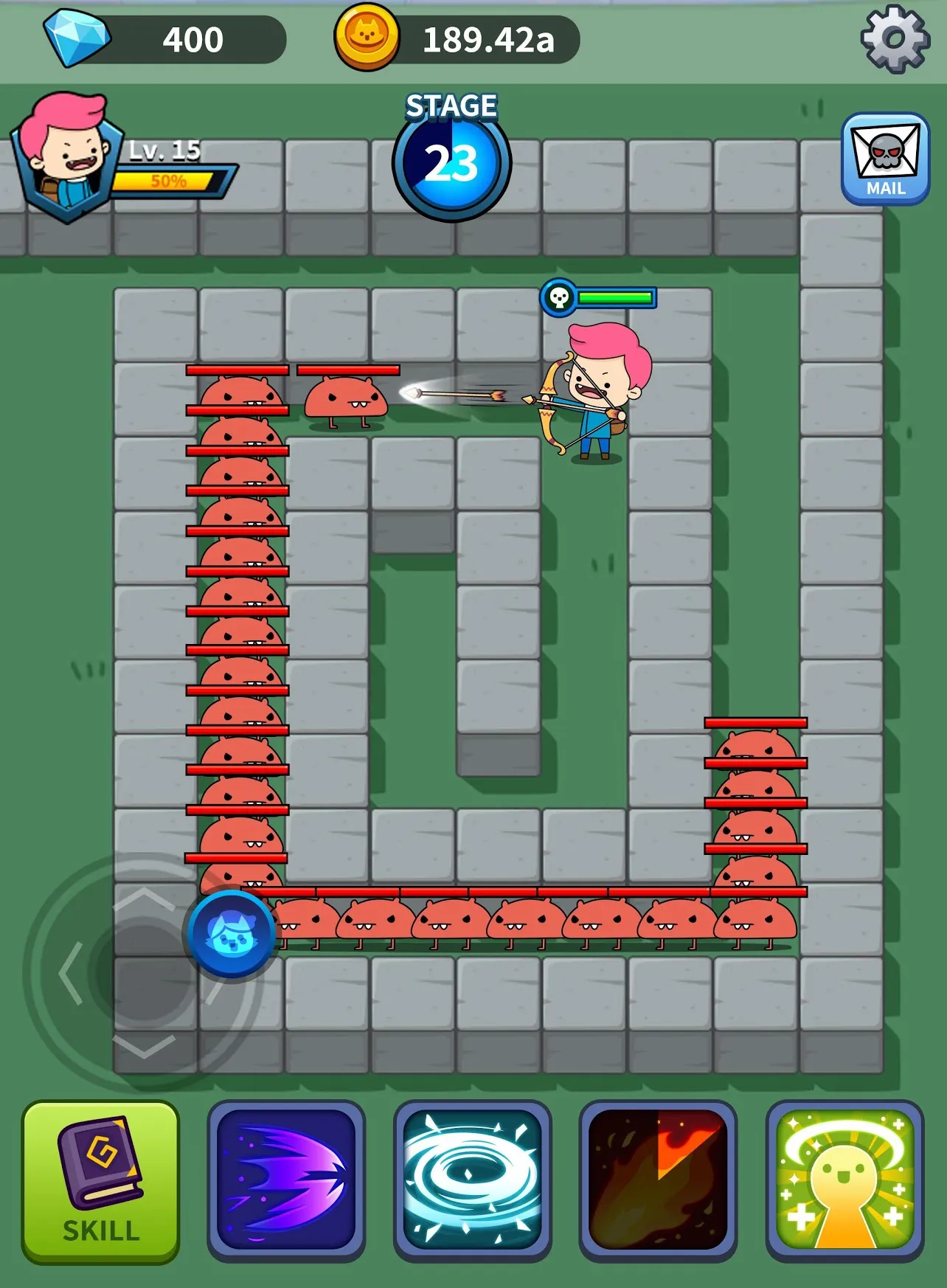 Приключение лучника : Легенда v22.09.01.01 APK Мод (Тупой враг) Screenshot 1