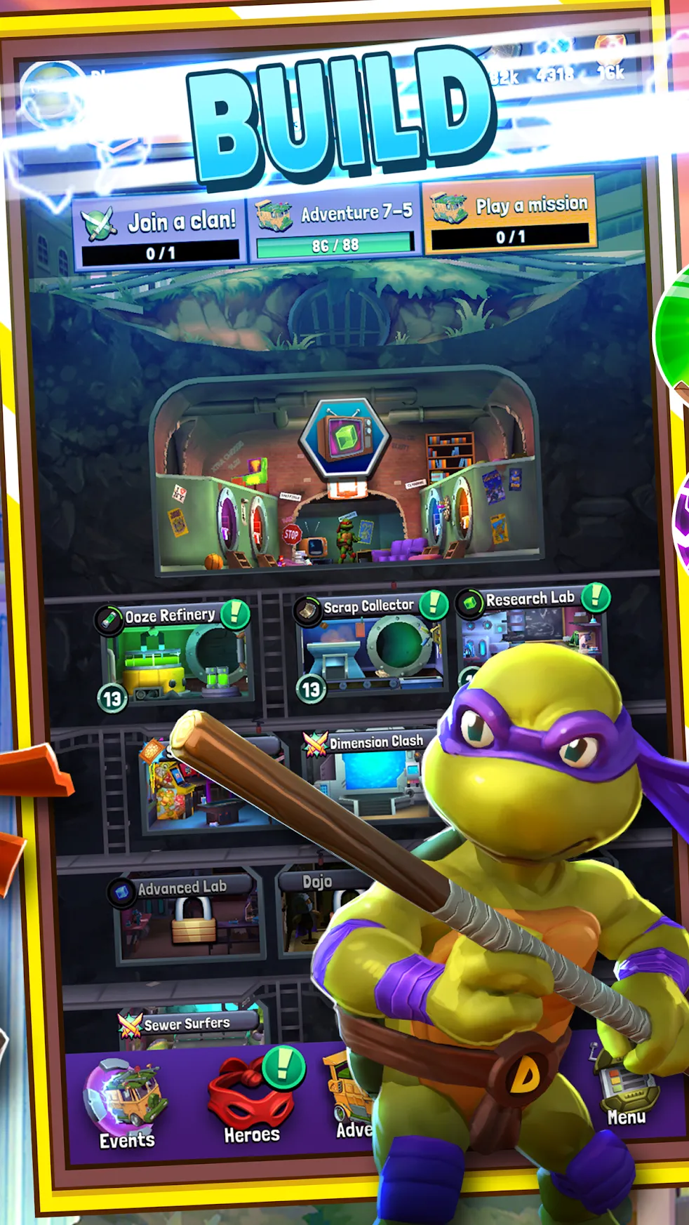 TMNT: Mutant Madness [мод: меню] Screenshot 3