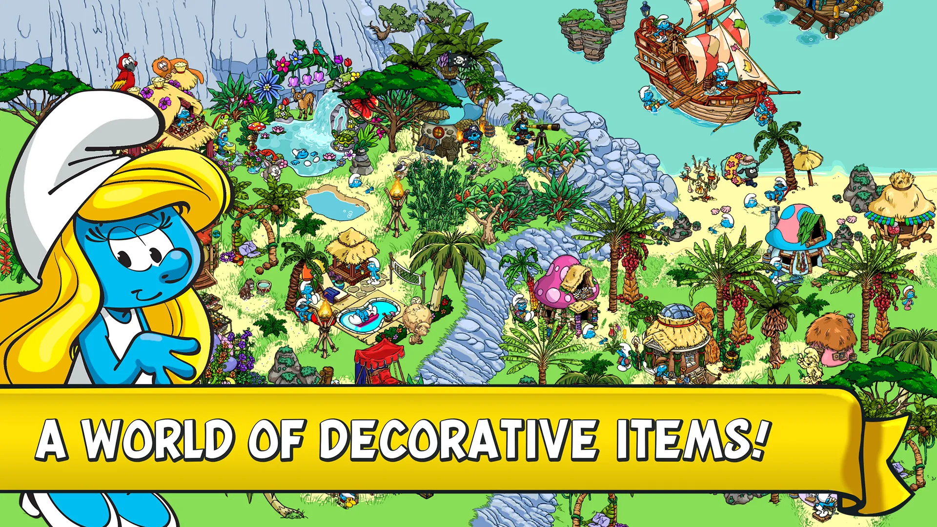 Smurfs' Village v2.95.0 APK Мод (Много денег) Screenshot 2