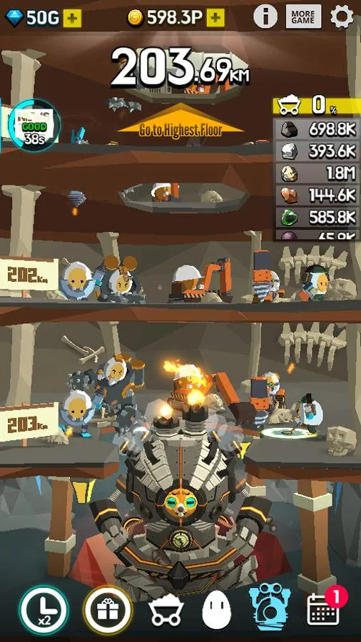 Земля бурильщик [мод: много денег] Screenshot 4