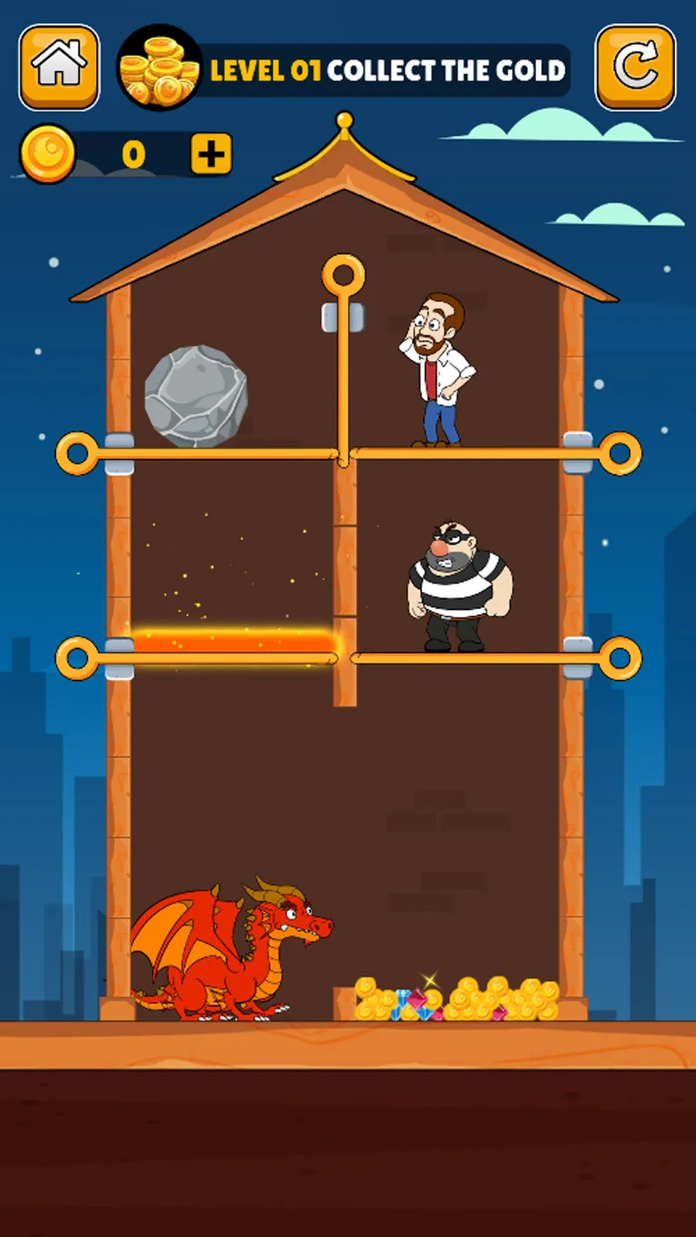 Home Pin: Pull The Pin Puzzle [мод: много денег] Screenshot 3