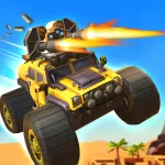 Скачать полную версию Battle Cars: Monster Hunter [мод: много денег] на Андроид