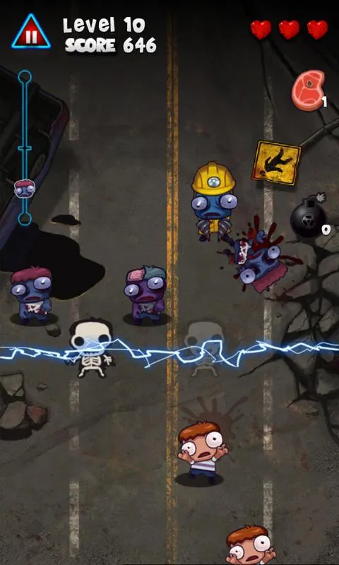 Сокрушитель зомби Zombie Smash [мод: бесплатные покупки] Screenshot 2