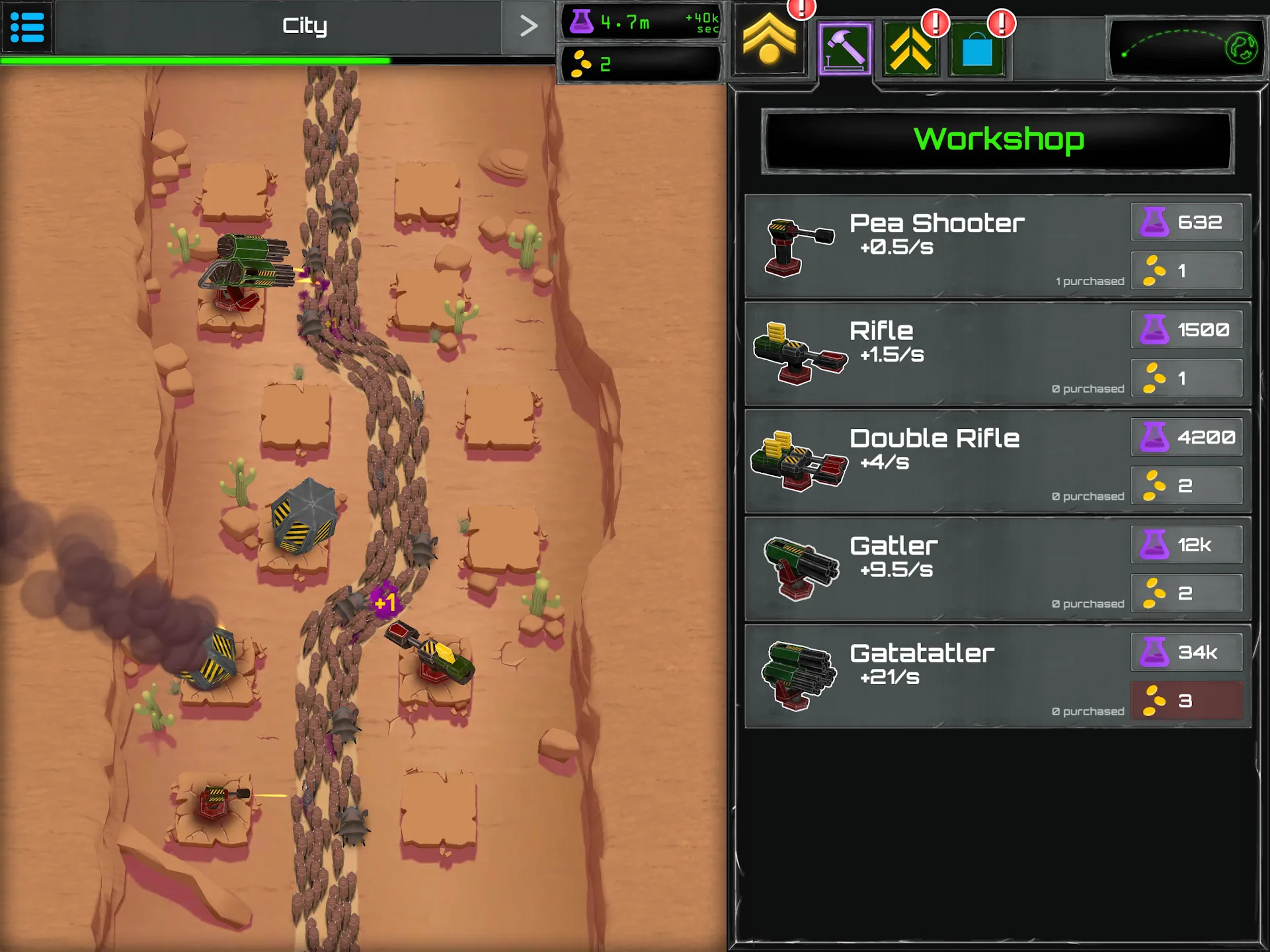 Turret Fusion Idle Clicker v1.8.1 APK Мод (Много денег) Screenshot 4