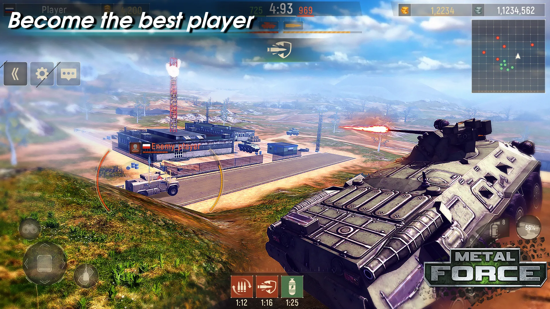 Metal Force: Modern Tanks Screenshot 2