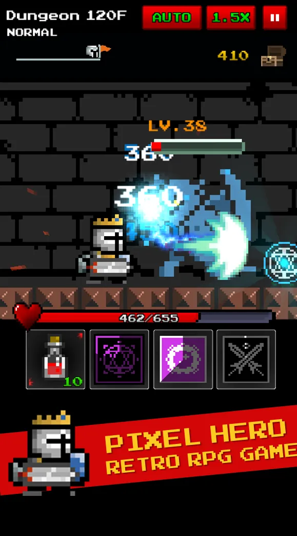 Grow Dungeon Hero VIP v12.6.0 APK Мод (Меню, Один удар, Много денег) Screenshot 4