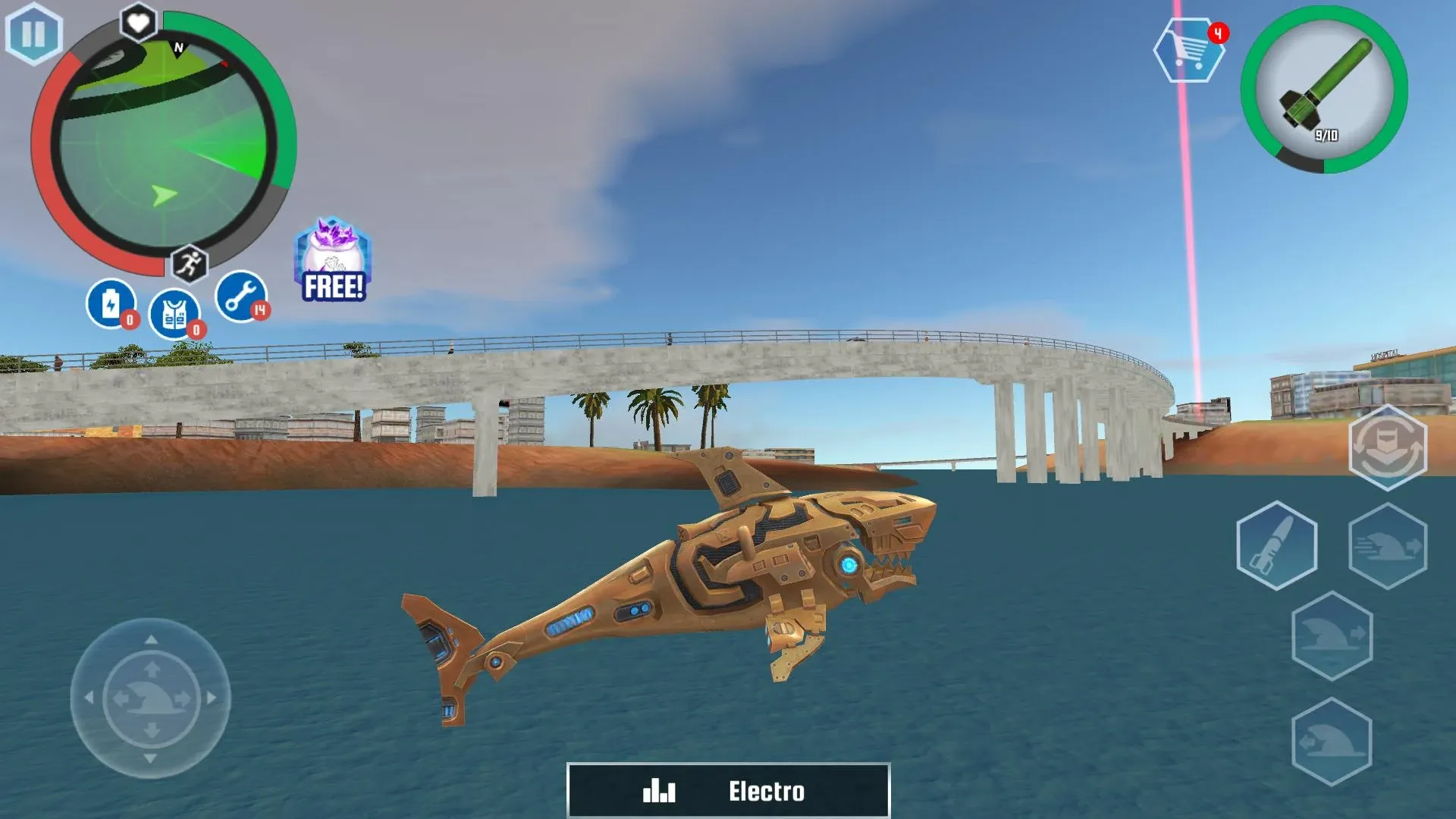Robot Shark v3.5.6 APK Мод (Много денег) Screenshot 4