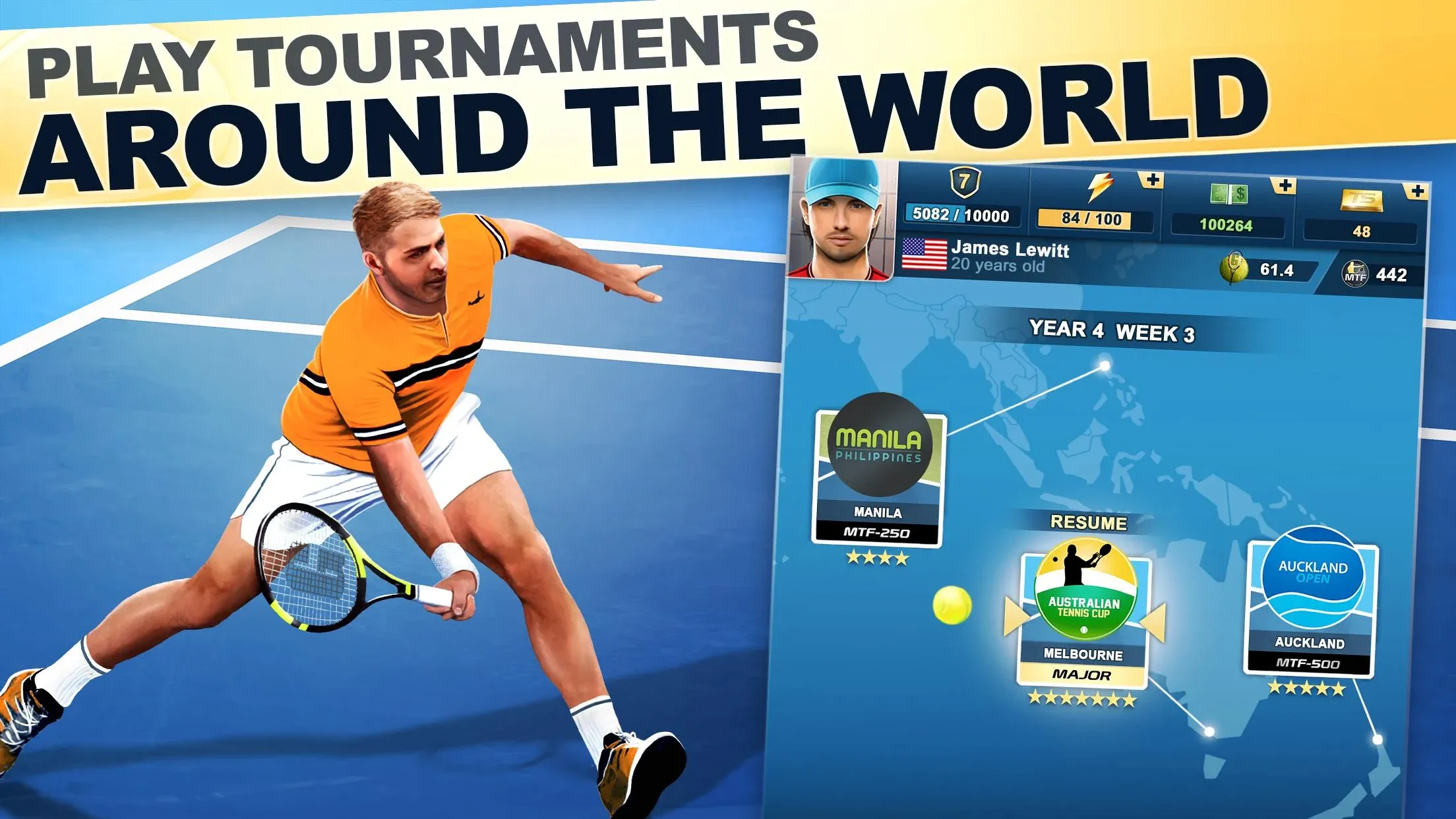 TOP SEED Tennis Manager 2026 v2.74.1 APK Мод (Много денег) Screenshot 1