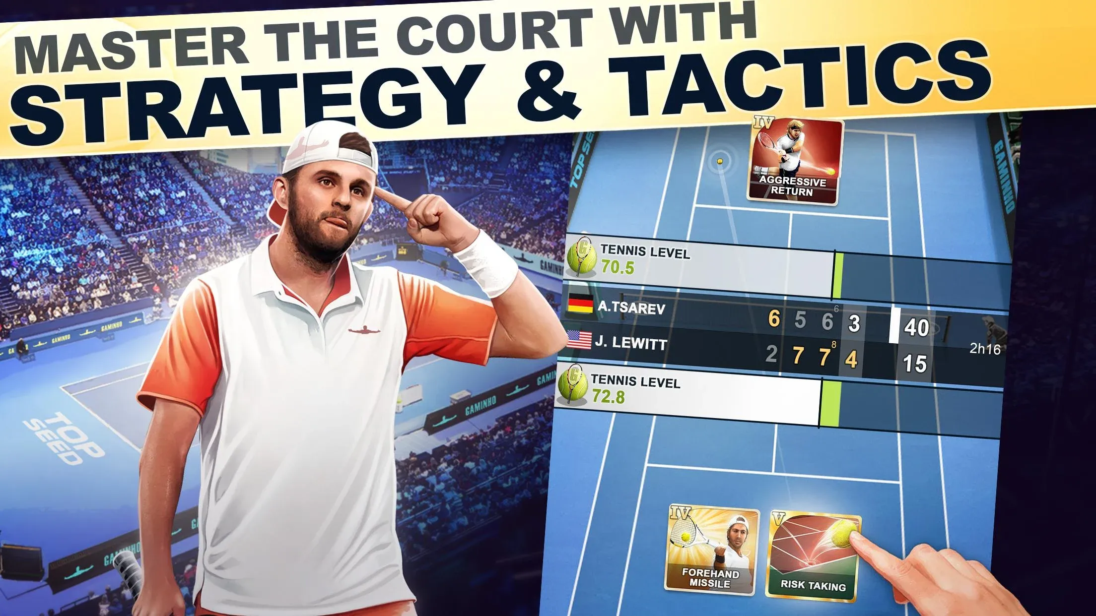 TOP SEED Tennis Manager 2026 v2.74.1 APK Мод (Много денег) Screenshot 3