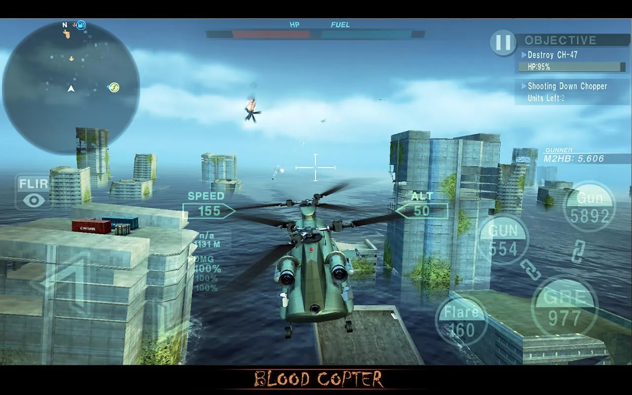BLOOD COPTER [мод: много денег] Screenshot 5