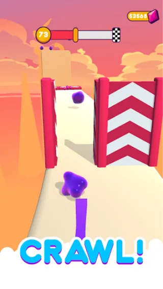 Blob Runner 3D v8.2.10 APK Мод (Много бриллиантов) Screenshot 4
