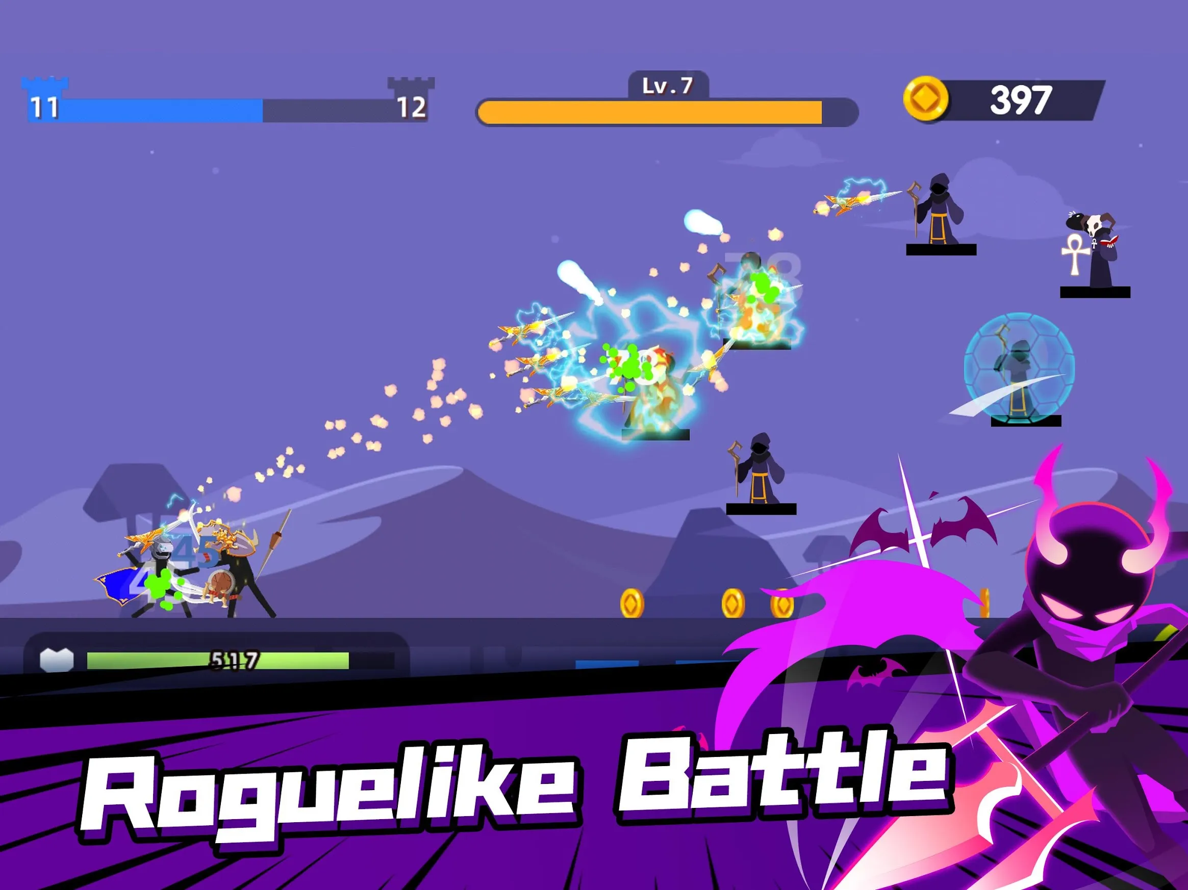 Stickman Master: Archer Legends [мод: много денег] Screenshot 2