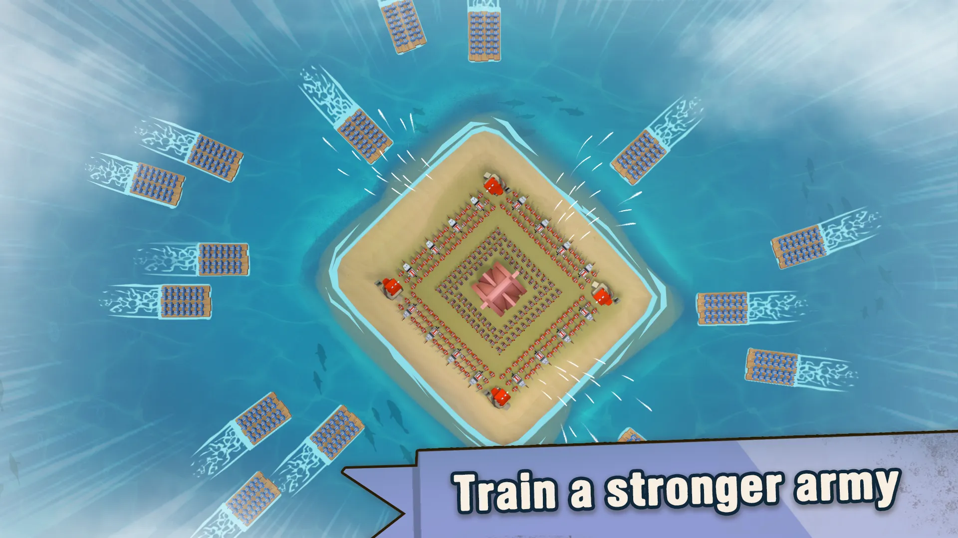 Island War [мод: множитель скорости] Screenshot 4