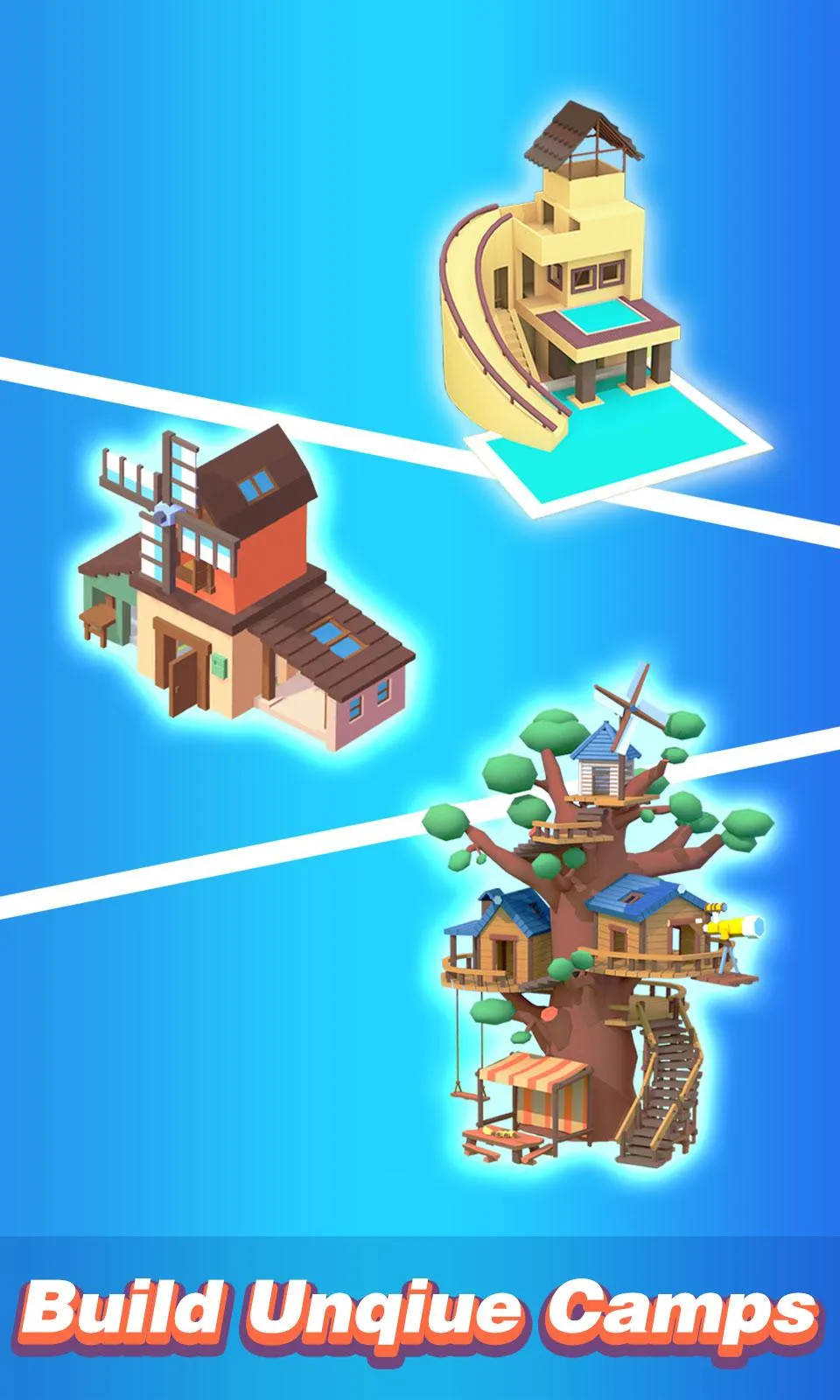 Idle Island: Build and Survive [мод: много денег] Screenshot 1