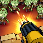 Мод на Андроид: Zombie War Idle Defense Мод (Меню, Много денег) на Андроид