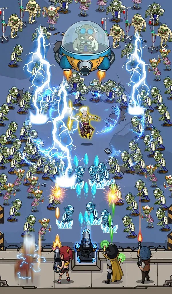 Zombie War Idle Defense v359 APK Мод (Меню, Много денег) Screenshot 5