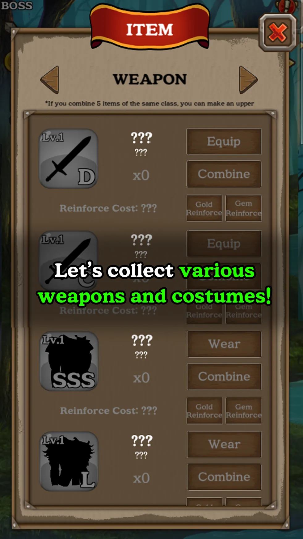 Monster Hunter Clicker : RPG Idle game [мод: много денег] Screenshot 5