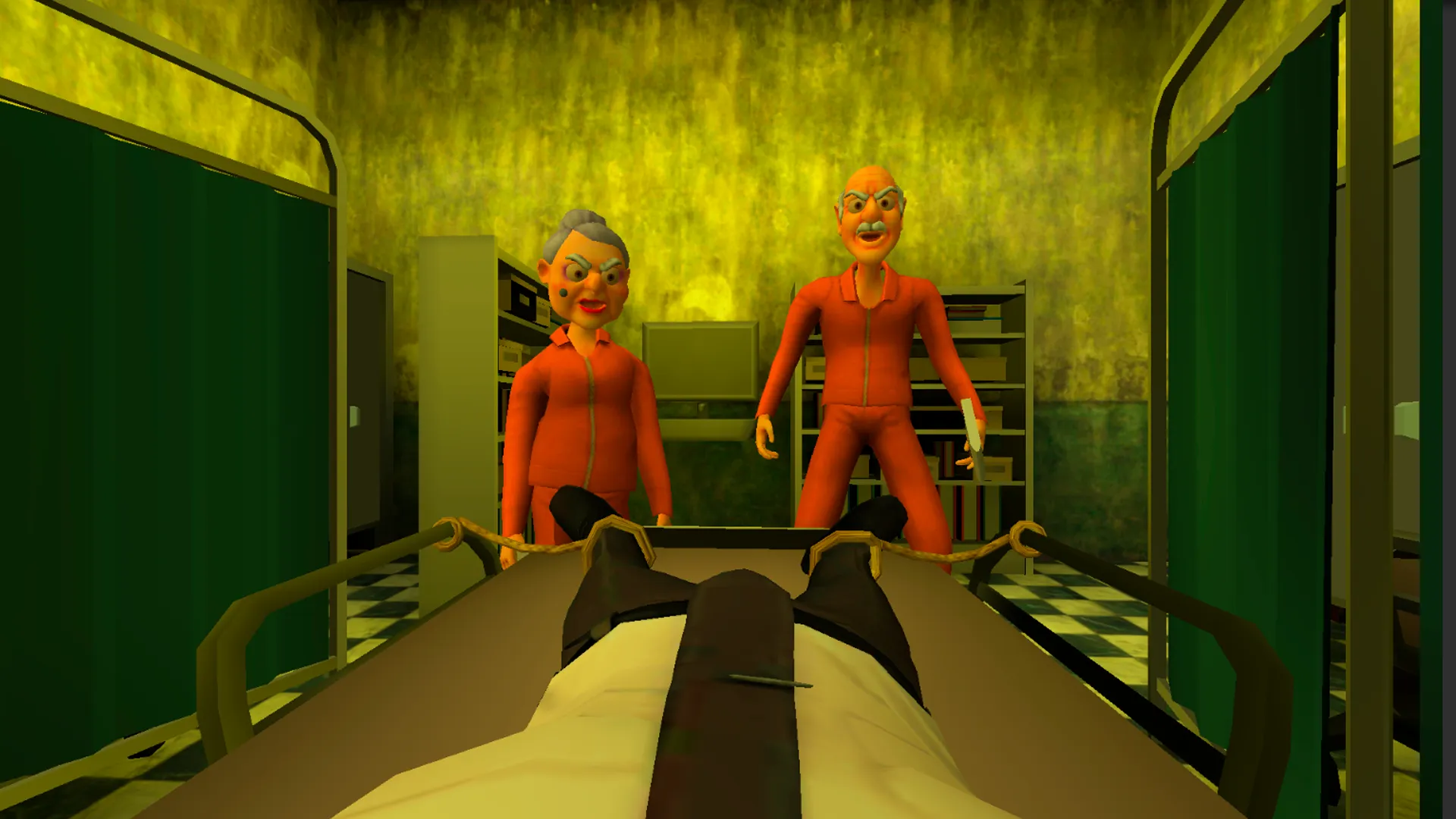 Grandpa and Granny 3: Hospital [мод: бесплатные покупки] Screenshot 1