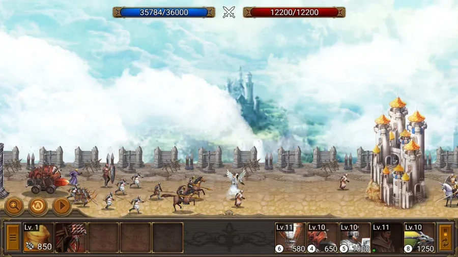 Kingdom Wars 2 v6.1.7 APK Мод (Много денег) Screenshot 2