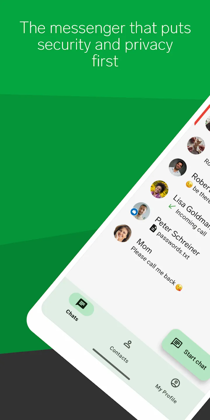 Threema. Безопасный мессенджер v5.8.0 APK Screenshot 1