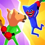 Взломанный Gang Boxing Arena: 3D Бой Стикменов [мод: много денег] на Андроид