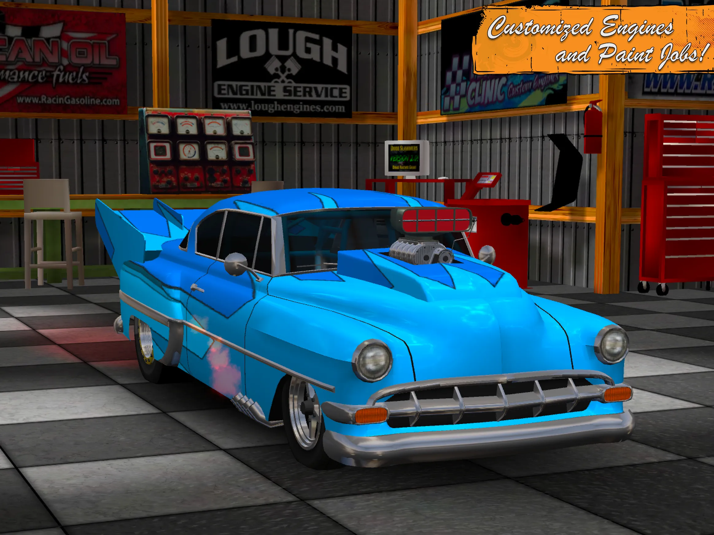 Door Slammers 2 Drag Racing [мод: меню] Screenshot 3