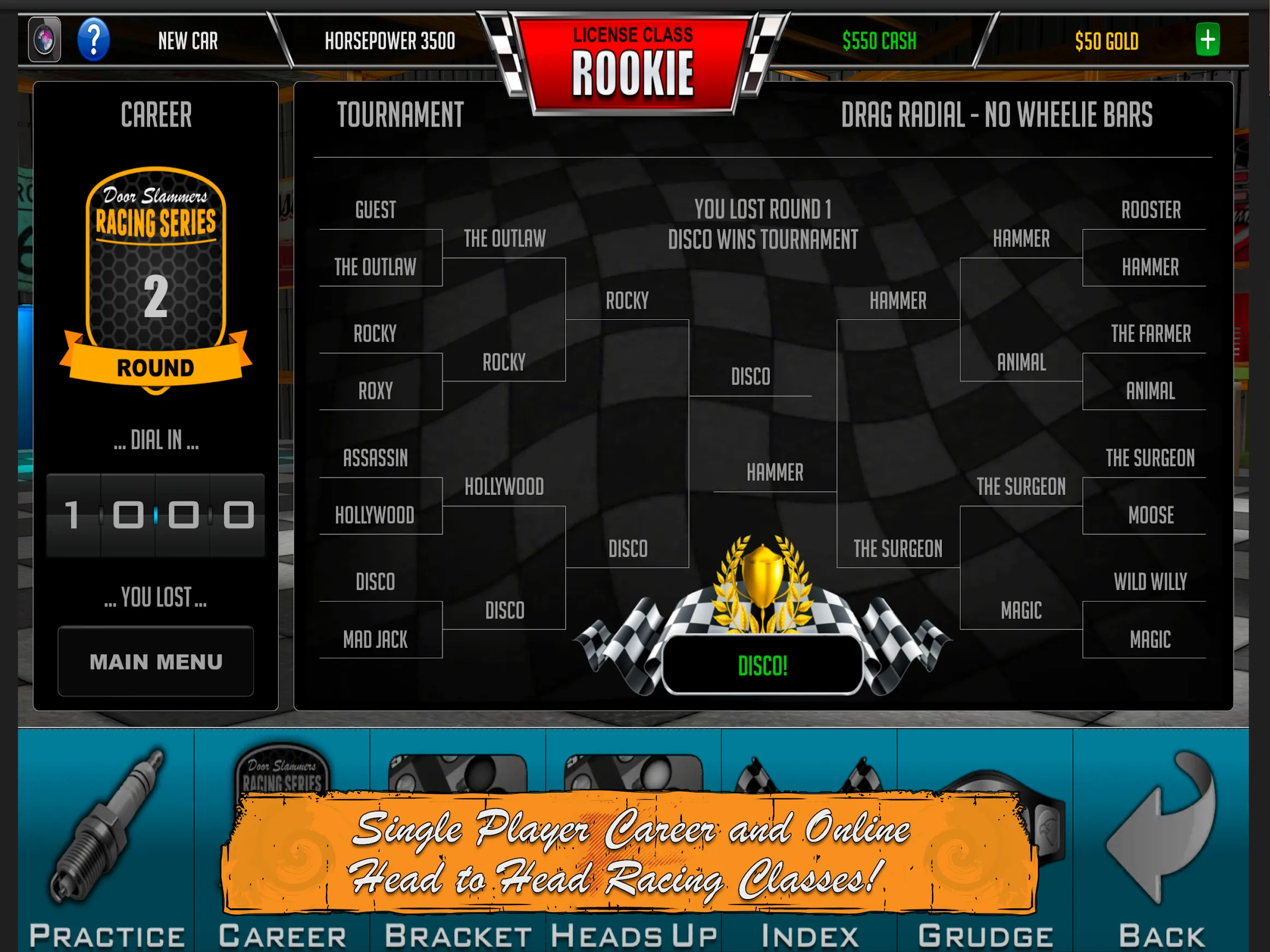 Door Slammers 2 Drag Racing [мод: меню] Screenshot 5