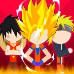 Скачать мод Super Stick Fight AllStar Hero [мод: много денег] на Андроид