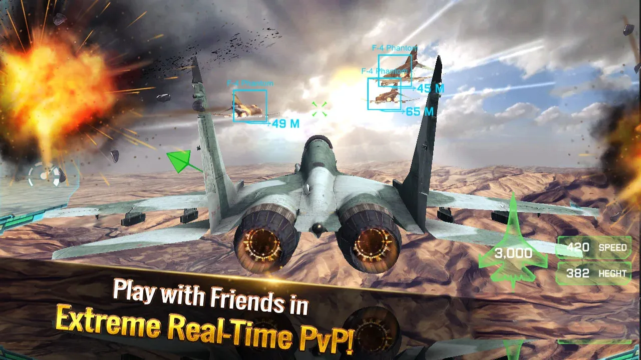 Ace Fighter: Modern Air Combat v2.747 APK Мод (Много денег) Screenshot 1 Ace Fighter: Modern Air Combat v2.747 APK Мод (Много денег) Screenshot 1