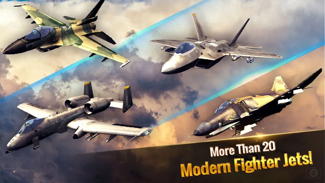 Ace Fighter: Modern Air Combat v2.747 APK Мод (Много денег) Screenshot 3 Ace Fighter: Modern Air Combat v2.747 APK Мод (Много денег) Screenshot 3