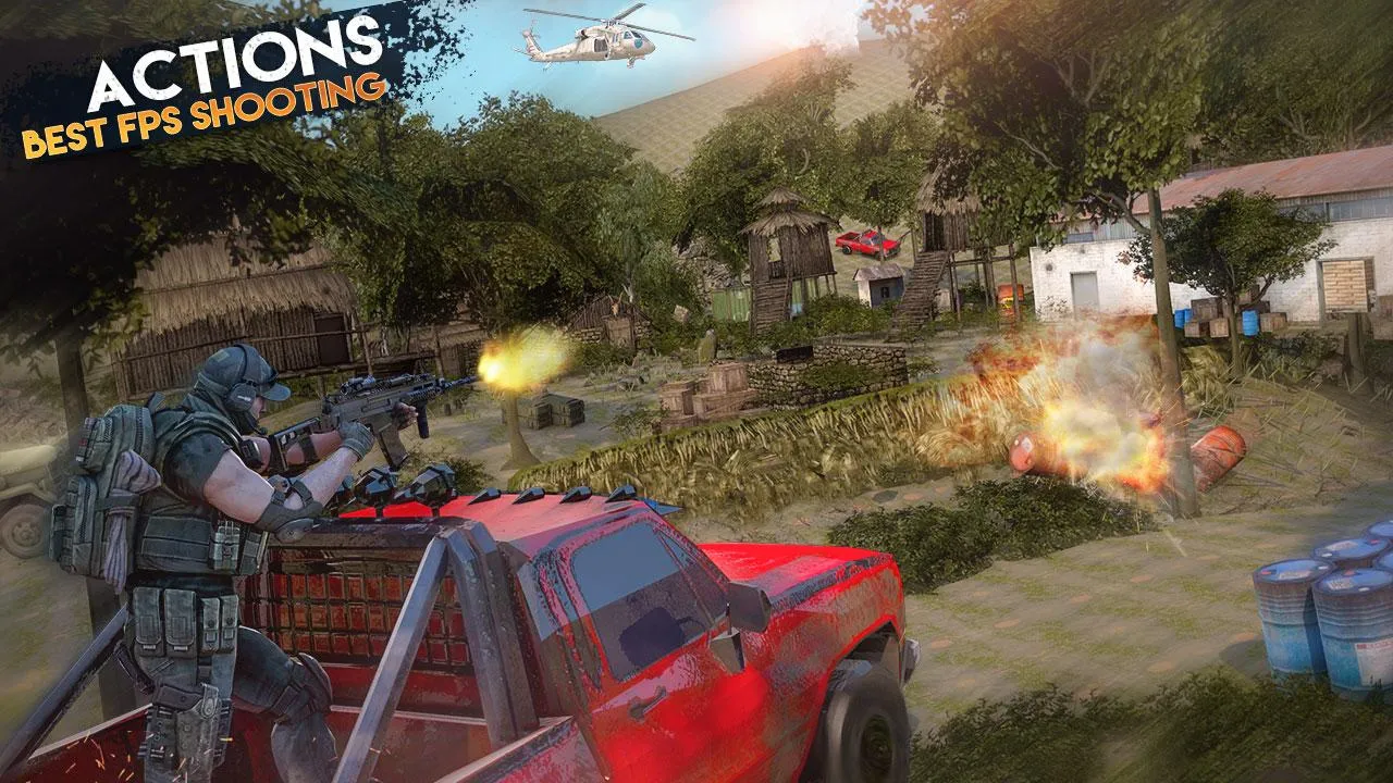 FPS Task Force – Новые бесплатные Экшн-игры 2020 [мод: режим бога] Screenshot 4