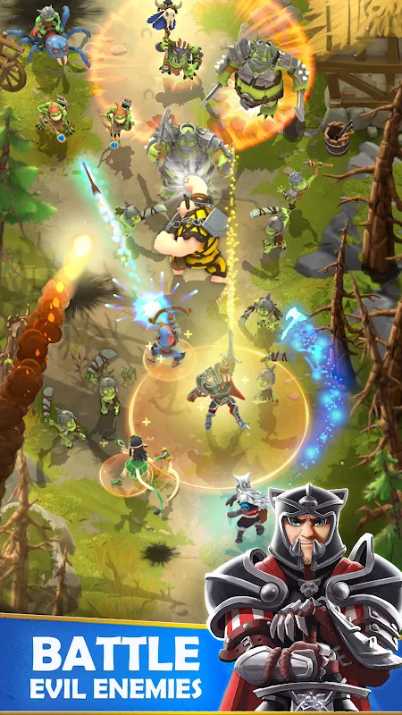 Darkfire Heroes v1.28.2 APK Мод (Меню, Режим бога, Много маны) Screenshot 1