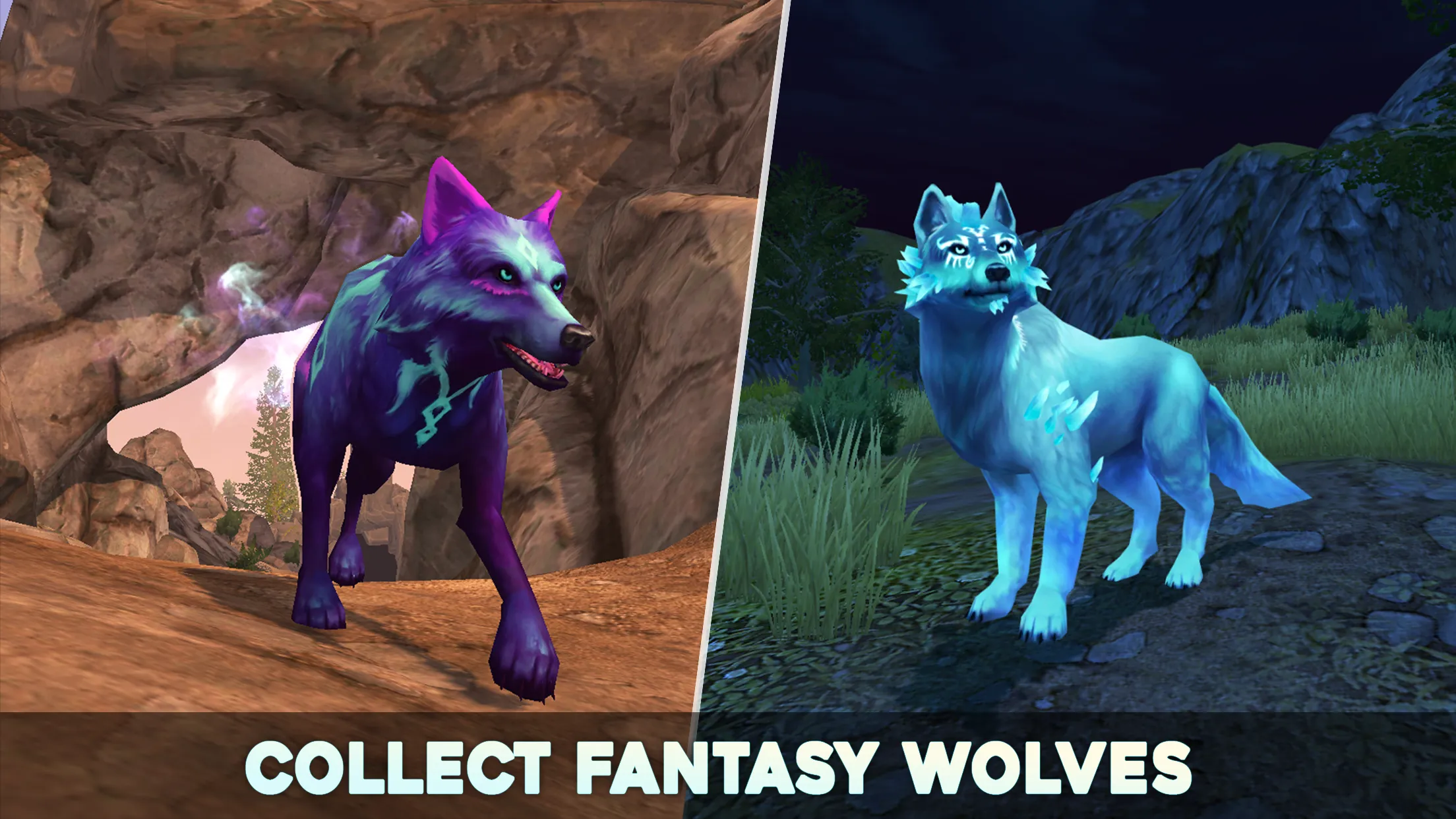 Wolf Tales - Wild Animal Sim v300418 APK Мод (Меню, Скиллы без кулдауна) Screenshot 3