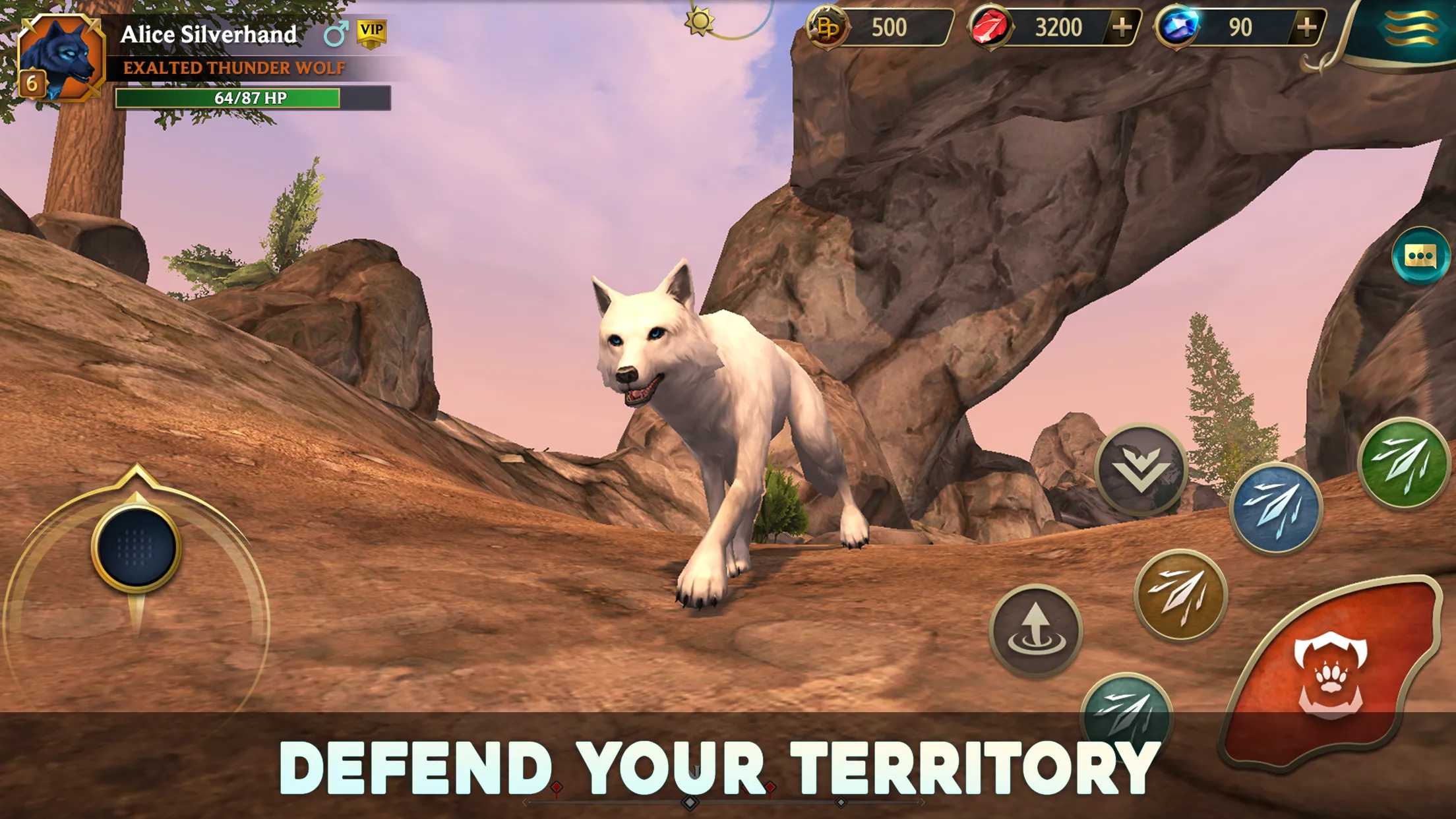 Wolf Tales - Wild Animal Sim v300418 APK Мод (Меню, Скиллы без кулдауна) Screenshot 5