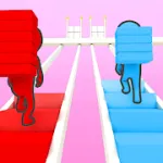 Скачать взлом Bridge Race [мод: много денег] на Андроид