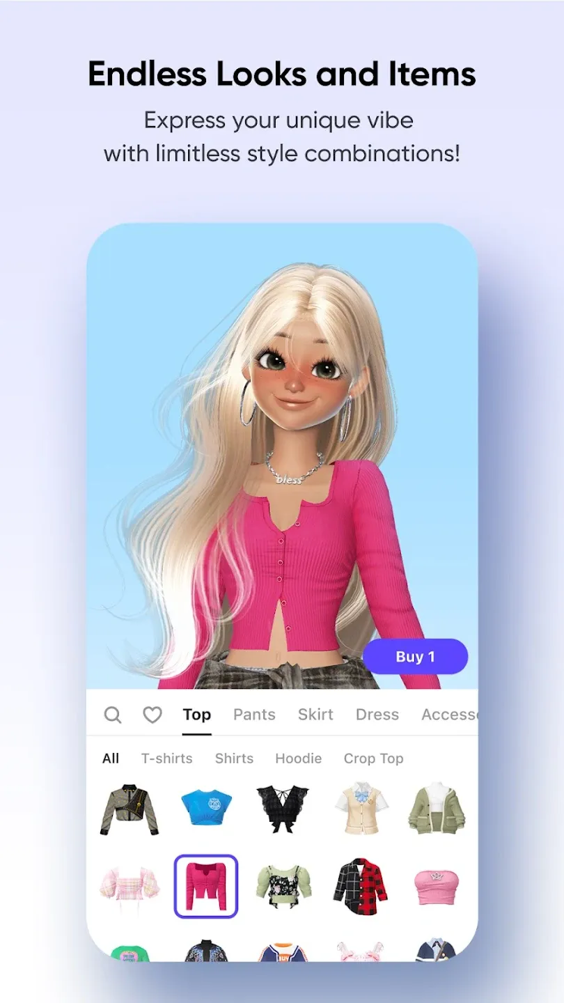 ZEPETO: аватар, чат, игра v4.23.000 APK Мод (Бесплатные награды) Screenshot 2