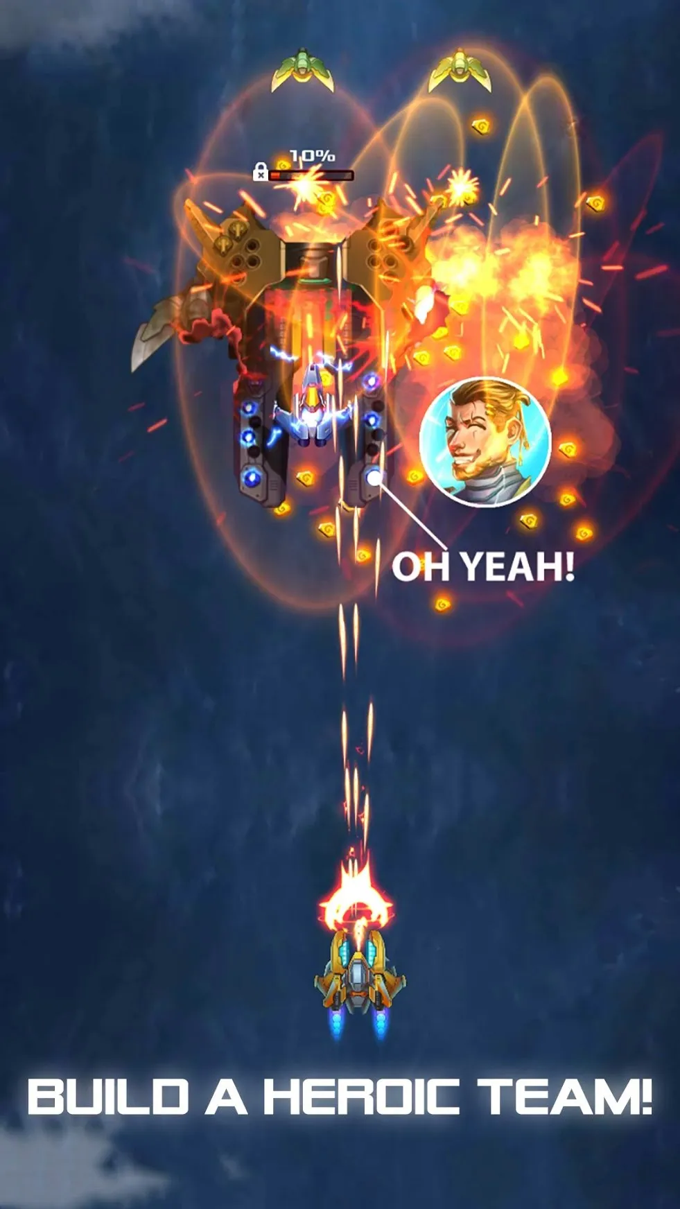 Transmute: Galaxy Battle [мод: бесплатные покупки] Screenshot 2