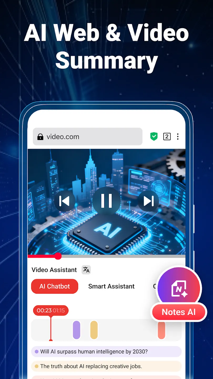 Free Adblocker Browser v139.1.4068 APK Мод (Всё открыто, Premium) Screenshot 4
