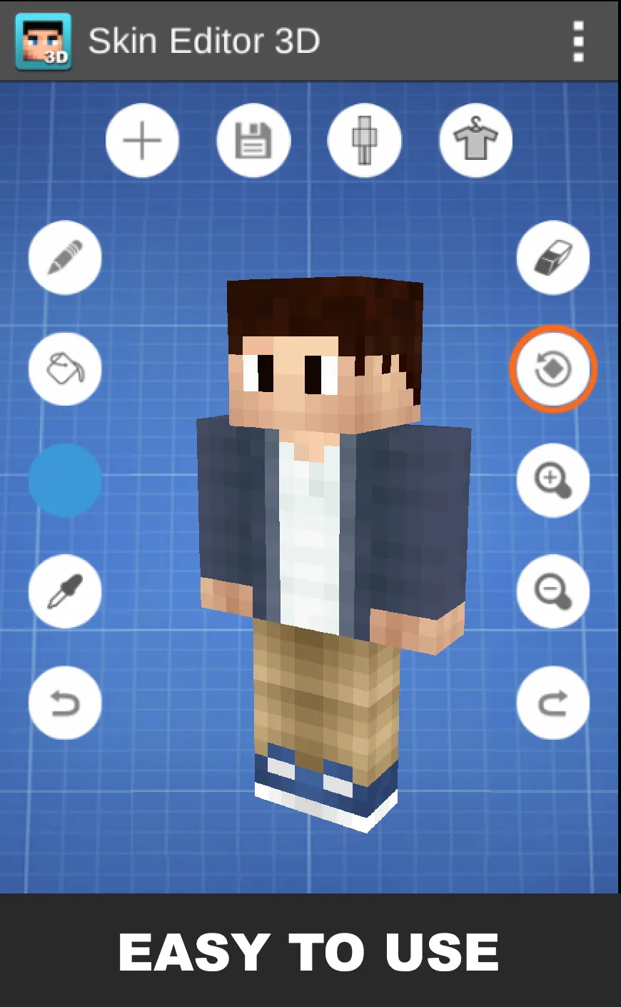 Skin Editor 3D for Minecraft Screenshot 1