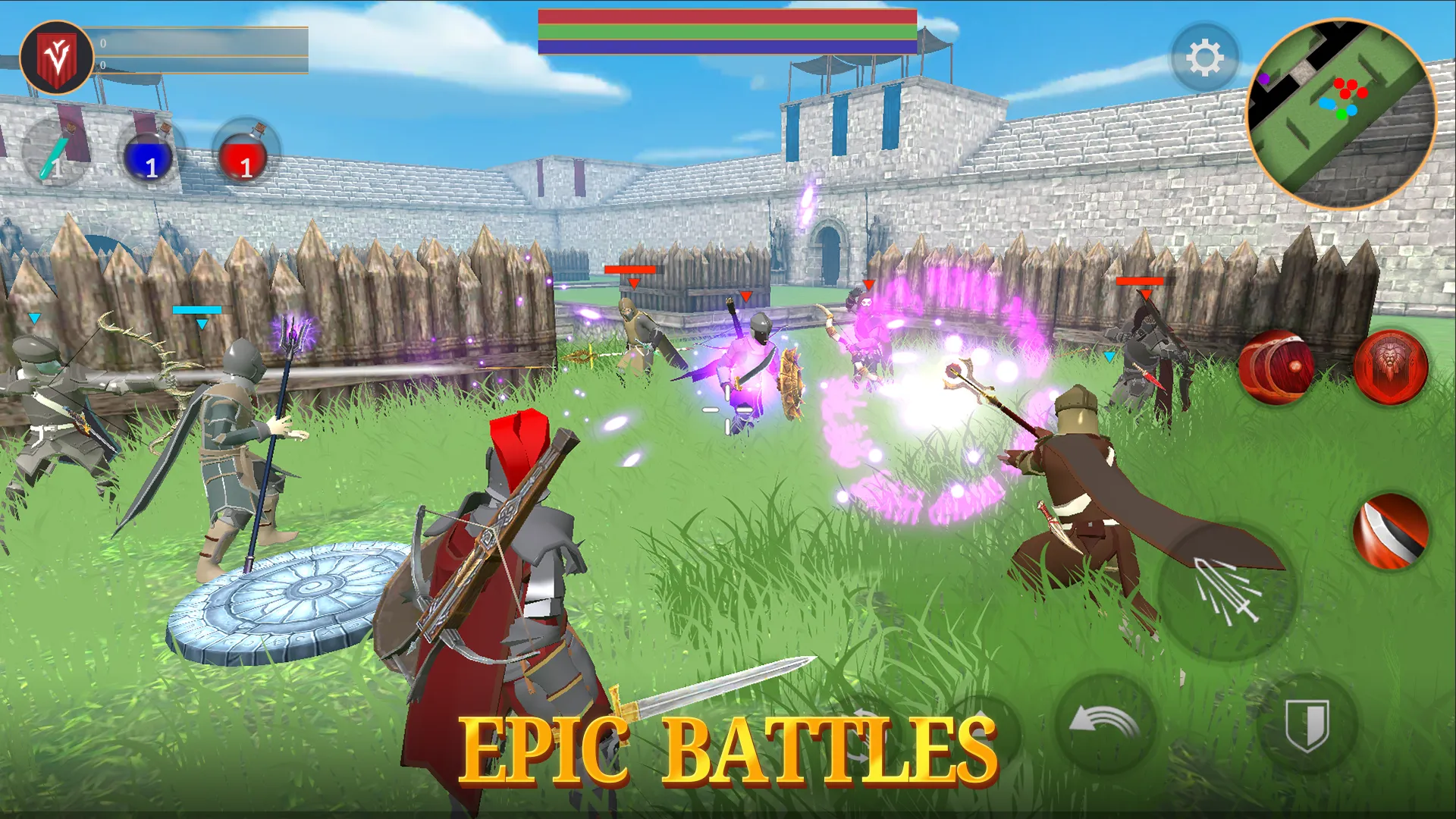 Combat Magic Spells & Swords v2.69.64 APK Мод (Много денег) Screenshot 2
