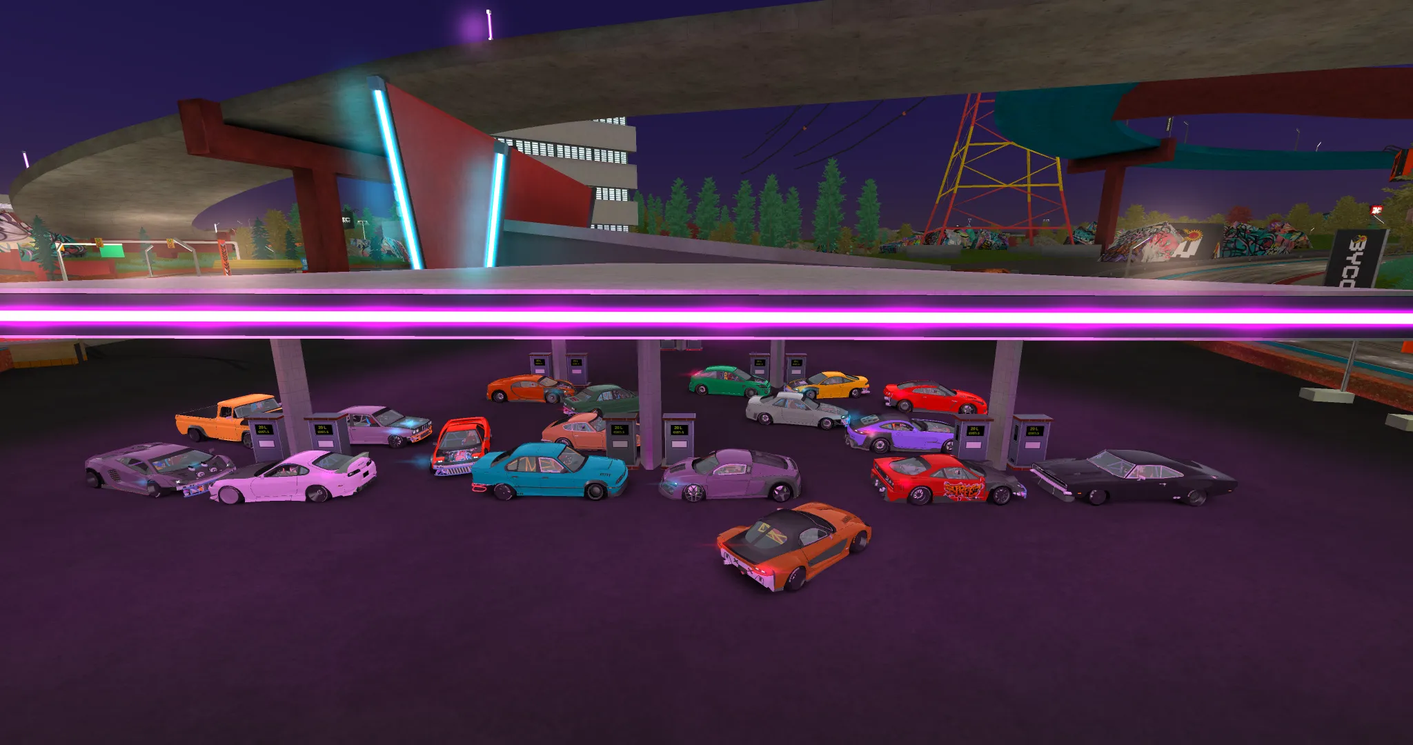 Project Drift 2.0 v154 APK Мод (Меню, Много денег) Screenshot 1