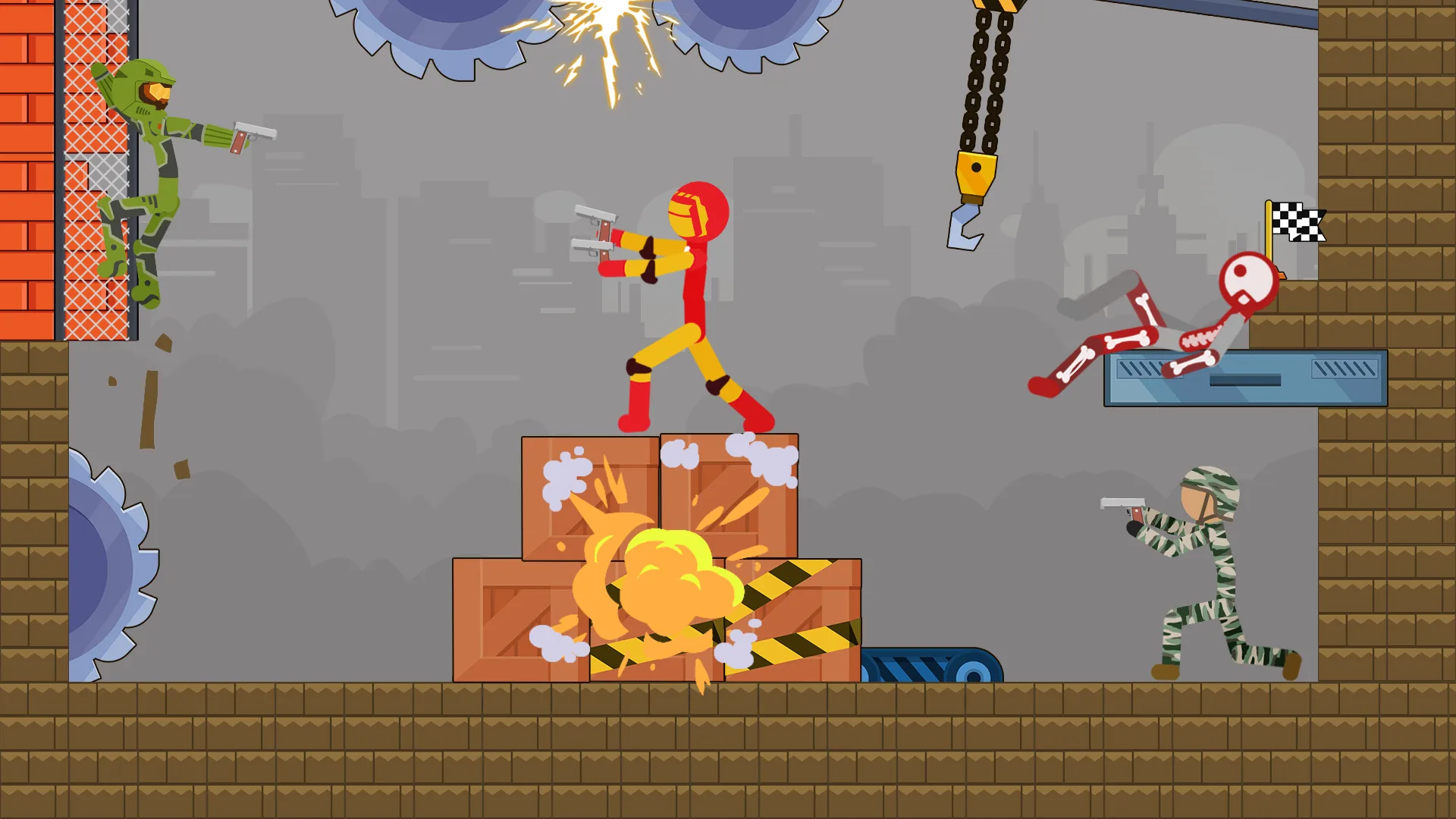 Stick Destruction – Battle of Ragdoll Warriors [мод: много денег] Screenshot 2