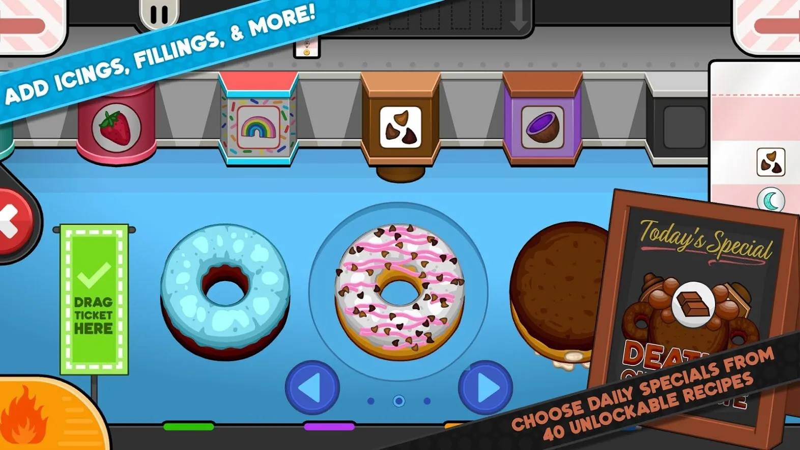 Papa's Donuteria To Go! [мод: много денег] Screenshot 5