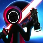 Мод на Андроид: Stickman Ghost 2: Galaxy Wars [мод: много денег] на Андроид